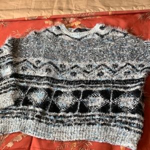Super fuzzy and fun sweater